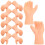 24Pairs Plastic Miniature Hands for Dolls Beige DIY Puppet Making Kit 10