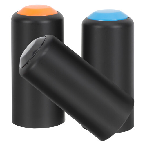 6Pièces Capuchons Batterie Micro Plastique Couleurs Assorties 2