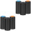 6Pièces Capuchons Batterie Micro Plastique Couleurs Assorties 6