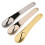 3Pcs Reusable Zinc Alloy Makeup Spoon Spatulas for Home Use Assorted 7
