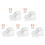 5Paires Guêtres Imperméables PVC Réutilisables Extérieur 5
