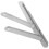 4Pièces Accessoires D'échelle Argent En Aluminium Durable Pour Échelle 10