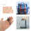 Zipper Pull Replacement Black Zinc Alloy 4 Pairs 5