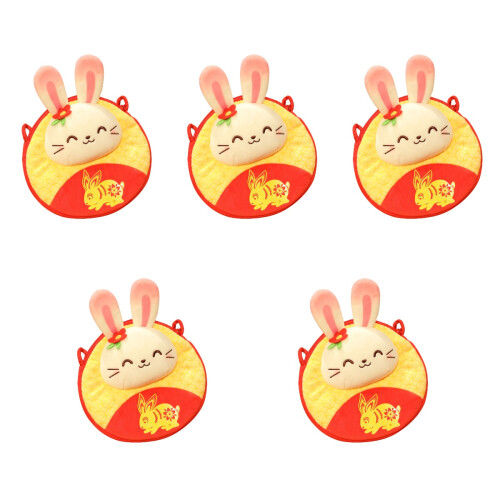 5pcs Plush Rabbit Coin Bag Cross Body Red Packet Gift 1