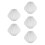 5Pcs White Hanging Light Shades for Living Room Ceiling 3