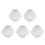 5Pcs White Hanging Light Shades for Living Room Ceiling 4