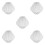 5Pcs White Hanging Light Shades for Living Room Ceiling 5