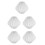 5Pcs White Hanging Light Shades for Living Room Ceiling 6