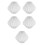 5Pcs White Hanging Light Shades for Living Room Ceiling 7