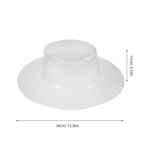 5Pièces Porte-Chapeau Cow-Boy Transparent Support Rigide 1