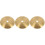 3Sets Golden Brass Lamp Shade Collar Rings Durable Light Accessories 4
