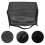 Outdoor Black Breathable Mesh Cover for U-Shaped Window Ac Units 6
