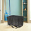 Outdoor Black Breathable Mesh Cover for U-Shaped Window Ac Units 8