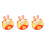 3Pcs Rabbit Bag Multi-Color New Year Crossbody Wallet 3