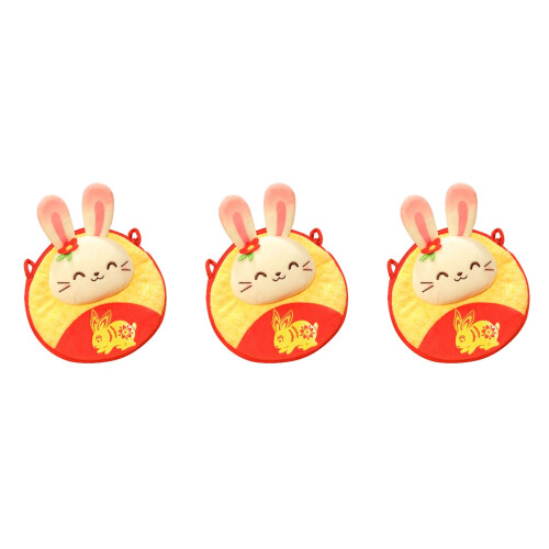 3Pcs Rabbit Bag Multi-Color New Year Crossbody Wallet 2