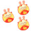 3Pcs Rabbit Bag Multi-Color New Year Crossbody Wallet 5