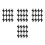 48Stk Trampolin Abstandshalter Pole Spacer Cross ABS Universal 2
