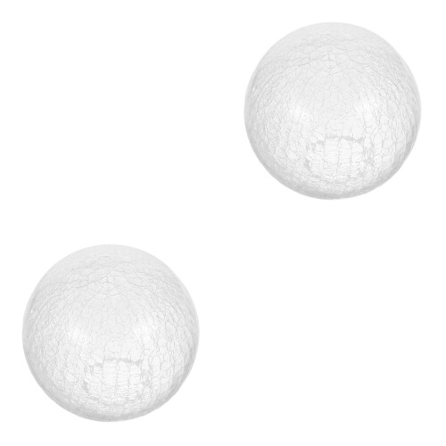 2Pcs Modern Transparent Glass Lamp Shades Decorative Light Covers 1