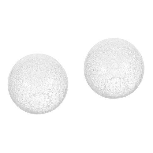 2Pcs Modern Transparent Glass Lamp Shades Decorative Light Covers 2