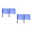 4Pcs Multipurpose Sports Flags Blue Cloth Traffic Control Handheld Set 6
