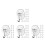 80Pcs Clear Suction Cup Holders Hooks for Glass Shower Kitchen 5