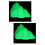 2Pcs Lightweight Light Green Plastic Rockery Desktop Aquarium Decor 6