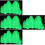 4Pcs Delicate Light Green Rockery Decor Compact Aquarium Accessory 6