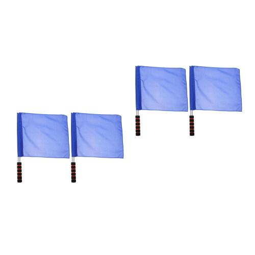 4Pcs Foldable Referee Flags Handheld Traffic Control Flags 2