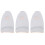3Pcs Heat Resistant Ironing Gloves Grey for Garment Steaming 3