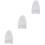 3Pcs Heat Resistant Ironing Gloves Grey for Garment Steaming 4