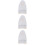 3Pcs Heat Resistant Ironing Gloves Grey for Garment Steaming 7