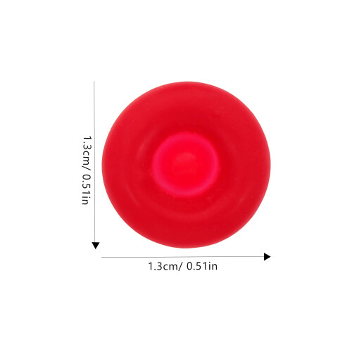 Caulk Saver Caps Red 35pcs 0.51x0.51x0.12in 1