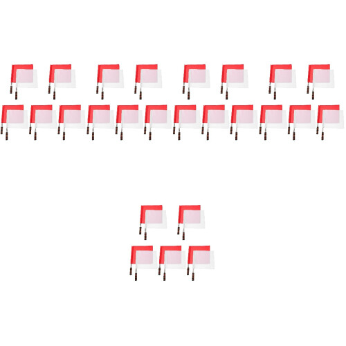 10Pcs Outdoor Referee and Traffic Warning Flags in Assorted Colors 2
