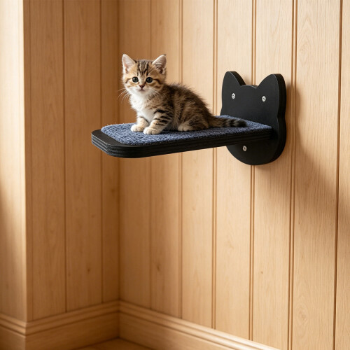 3Pièces Étagères Chat En Bois Avec Antidérapant 2
