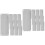 20Pcs Multi-Function Silver Metal Door Plates DIY Engraving Name Signs 3
