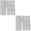 20Pcs Multi-Function Silver Metal Door Plates DIY Engraving Name Signs 5