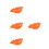 4Pcs Ceramic Leaf Soap Dish with Water Drainage for Shower 2