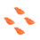 4Pcs Ceramic Leaf Soap Dish with Water Drainage for Shower 3