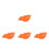 4Pcs Ceramic Leaf Soap Dish with Water Drainage for Shower 5