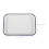 2Pcs White Enamel Roasting Pans Rectangular Deep Baking Tray Oven Safe 2