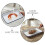 2Pcs White Enamel Roasting Pans Rectangular Deep Baking Tray Oven Safe 4