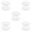 10Pcs White Pc Flush Mount Light Shades for Bathroom and Bedroom 2