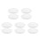 10Pcs White Pc Flush Mount Light Shades for Bathroom and Bedroom 3