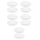 10Pcs White Pc Flush Mount Light Shades for Bathroom and Bedroom 5