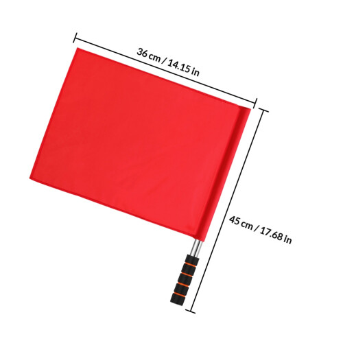 Raindrops 8pcs Rectangular Referee Flags For Various Sports And Events 1