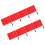 Raindrops 8pcs Rectangular Referee Flags For Various Sports And Events 11