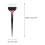 5 Pcs Hair Dye Brush Colour Application Small Pink Coloring Brushes 2
