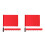 16Pièces Drapeaux Referee Acier Pour Routier 4