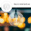 3Pcs Clear Glass Lamp Shade Durable Globe Cover for Ceiling Light 5