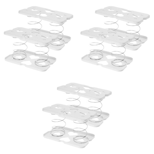 6Pièces Accessoire Boîte À Mouchoirs Support Ressort ABS 1
